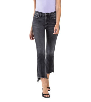Vervet, Women's High Rise Cropped Flare Jeans