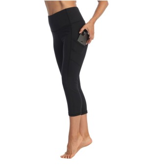 American Fitness Couture, High Waist 3/4 Length Pocket Compression Leggings