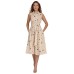 Women's Floral-Print Button-Down Tie-Front Cotton Shirtdress