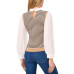 Women's Thin Stripe Vest Layered Sweater Top