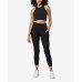 High Rise 7/8 Leggings with Mixed Rib Pants
