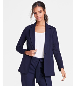 Bar III, Women's Notch-Collar Single Button Blazer
