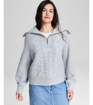 And Now This, Women's Cable 1/4 Sweater