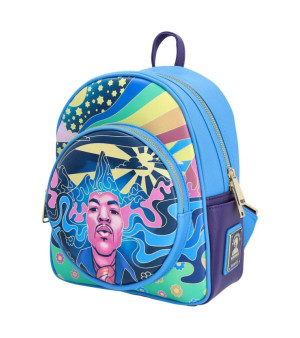 Loungefly, Jimi Hendrix Psychedelic Glow Landscape Mini Backpack