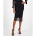 Women's Embellished Pull-On Midi Skirt