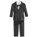Baby Boys Tuxedo Suit, Shirt and Bowtie, 4 Piece Set