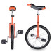 18 In Wheel Outdoor Unicycle Skid-proof Tire Fitness Bicycle Balance Training for Adults Teenagers Kids, Orange