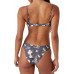 Juniors' Kendra Floral Knot-Front Bikini Top & Kendra Floral Printed High-Leg Bikini Bottom