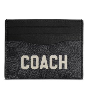 COACH, Men's Flat Logo Card Case