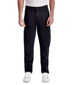 KARL LAGERFELD PARIS, Men's Peached Slim-Fit Cargo Pants