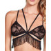 Women's Fringe Lace Bra Lingerie Set