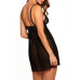 Hazel Lace and Mesh Babydoll 2pc Lingerie Set